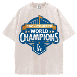 LA Dodgers 2025 World Series Back to Back Champions T-Shirt/Sweatshirt